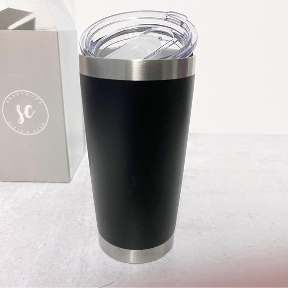 SassyCups Dad Fuel 20 Oz Engraved Black Stainless Steel Insulated Travel Mug NWT - Picture 9 of 13